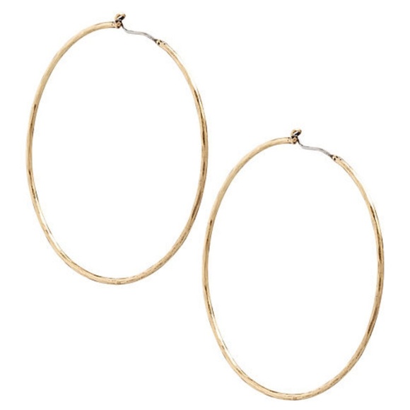 Lucky Brand hammered hoop - one left! - Picture 2 of 3